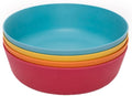 WeeSprout Bamboo Kids Bowls, Set of Four 15 oz Kid-Sized Dinnerware, Leftovers by WeeSprout