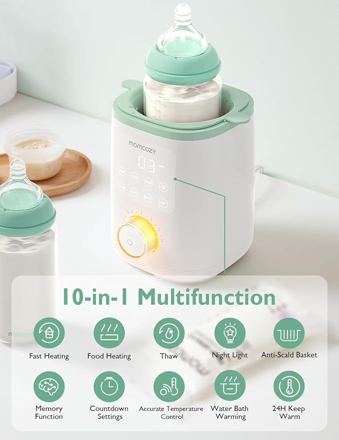 Momcozy Retain Nutrients Bottle Warmer, 9-in-1 Baby Bottle Warmer - Image 4
