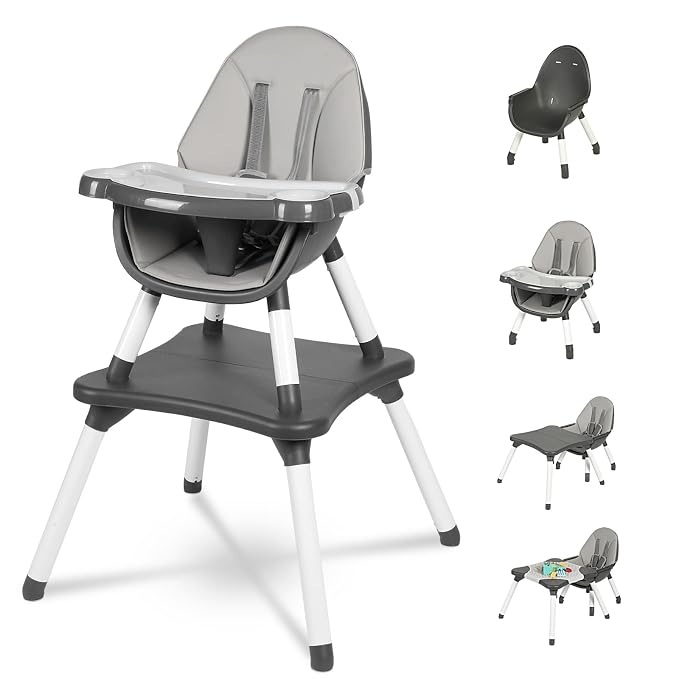 Gofirst 6 in 1 Baby High Chair, Convertible High Chairs by GoFirst