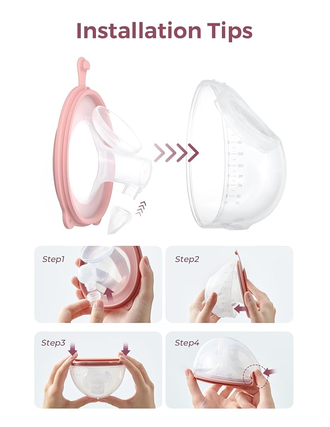 Momcozy Original V1 Pro/V2 Pro Breast Pump Replacement Accessories, Full Set - Image 4