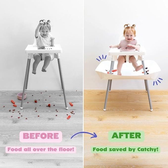 CATCHY - Food Catcher - Compatible - Highchair Sold Separately - Baby & Toddler - Image 6