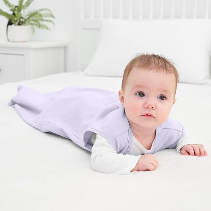Yoofoss Baby Sleep Sack 0-6 Months 0.5 Tog Wearable Blanket - Image 5