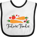 inktastic Future Foodie Cute Vegetable Baby Bib by Inktastic