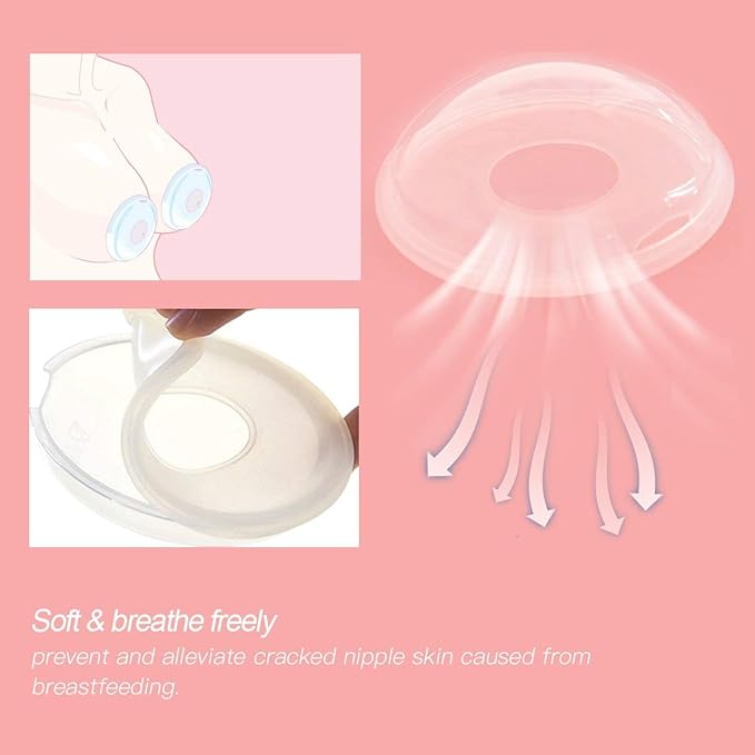 Breast Shells, Milk Saver, Nursing Cups, Nursing Moms to Ease Nipple Pain - Image 2