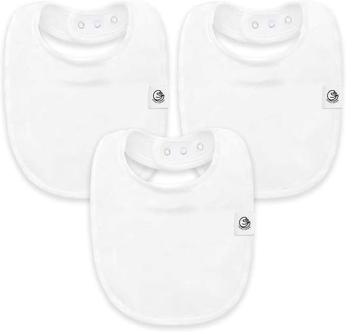 3 Pack Baby Bibs for Boys & Girls | Cotton, Absorbent Drooling & Teething Bib | by GigglyGoose%C2%AE