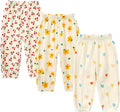 MYGBCPJS Baby Boys Girls Cotton Linen Trousers Kids Casual Ankle Pants Loose by MYGBCPJS
