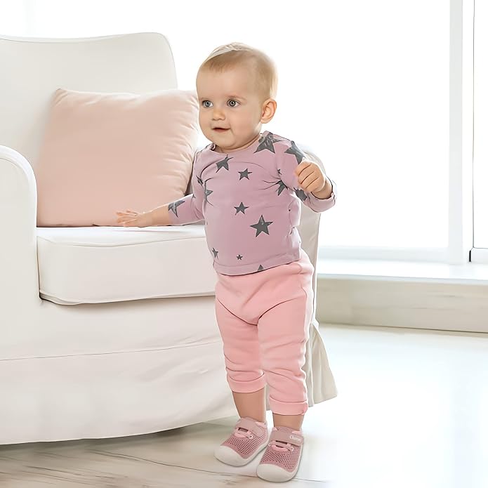 Baby Walking Shoes Toddler Girl Boy Soft Sole Breathable Cotton Canvas Shoes - Image 6