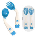 Deejoy Toddler Utensils, Self-feeding Flatware Set withTravel Case, Baby Spoons by Deejoy