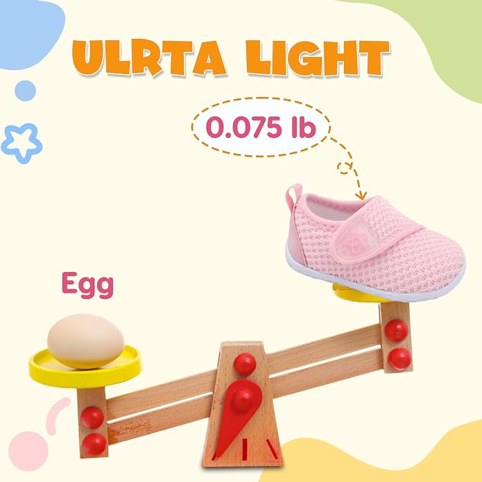 LeIsfIt Baby Shoes Boys Girls First Walking Shoes Non-Slip Infant Sneakers - Image 3