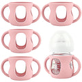 4 Pack Silicone Sleeves for Avent Natural Glass Baby Bottles, Silicone and by Unknown