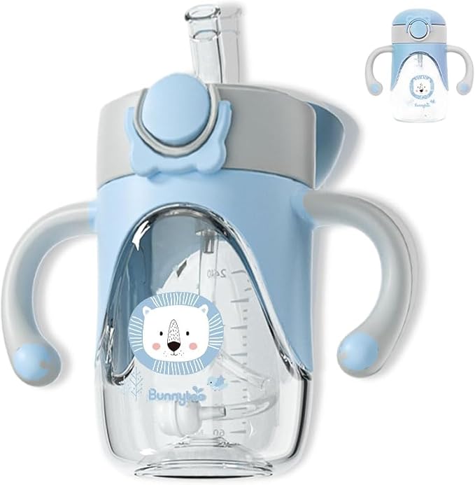 Bunnytoo Baby Sippy Cup with Weighted Straw by Bunnytoo