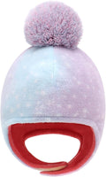 Baby Beanie Hat Pom Full Hood Hat Toddler Winter Hat Fleece Earflap Cap by Otoyzy