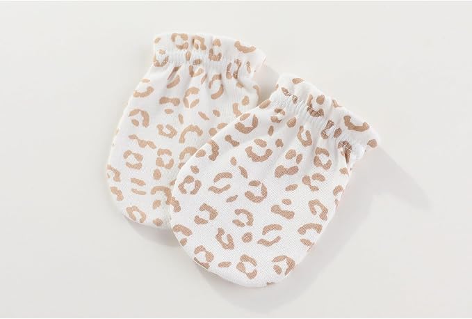 5 Pairs Baby Not Scratch Mittens 0-6 Months New Born Boy Girl Gloves Cute - Image 3