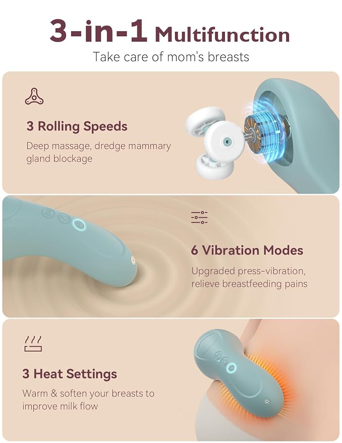 Momcozy Rolling Lactation Massager - Image 2