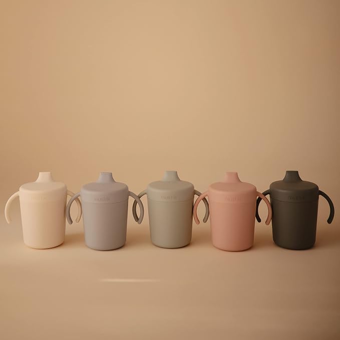 mushie Trainer Sippy Cup | Made in Denmark | Leak Resistant Twist-Off Lid & - Image 7