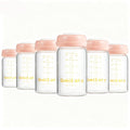 Breast Milk Storage Bottles 180ml 6oz BPA-Free Leak-Proof Natural Baby Bottle by Qmibaby