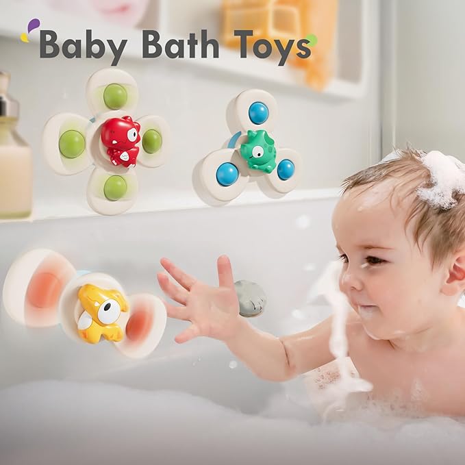 ALASOU 3PCS Suction Cup Spinner Toys - Image 5