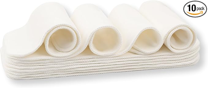 Nora's Nursery 5-Layer Cotton Inserts – 10 Pack by NorasNursery