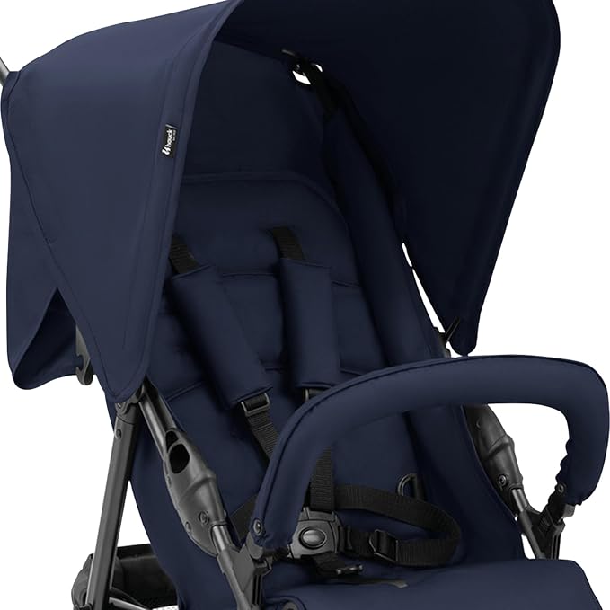 hauck Lightweight and Compact Travel Baby/Toddler Foldable Stroller, Dark Blue - Image 8