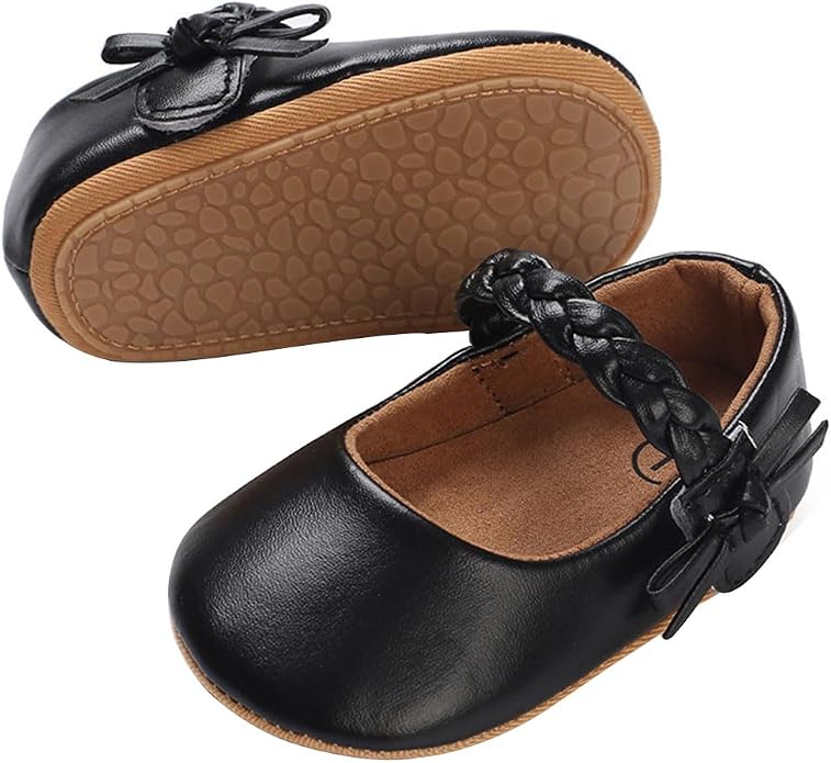 COSANKIM Baby Girls Mary Jane Flats Shoes Anti-Slip Rubber Sole Infant Toddler - Image 6