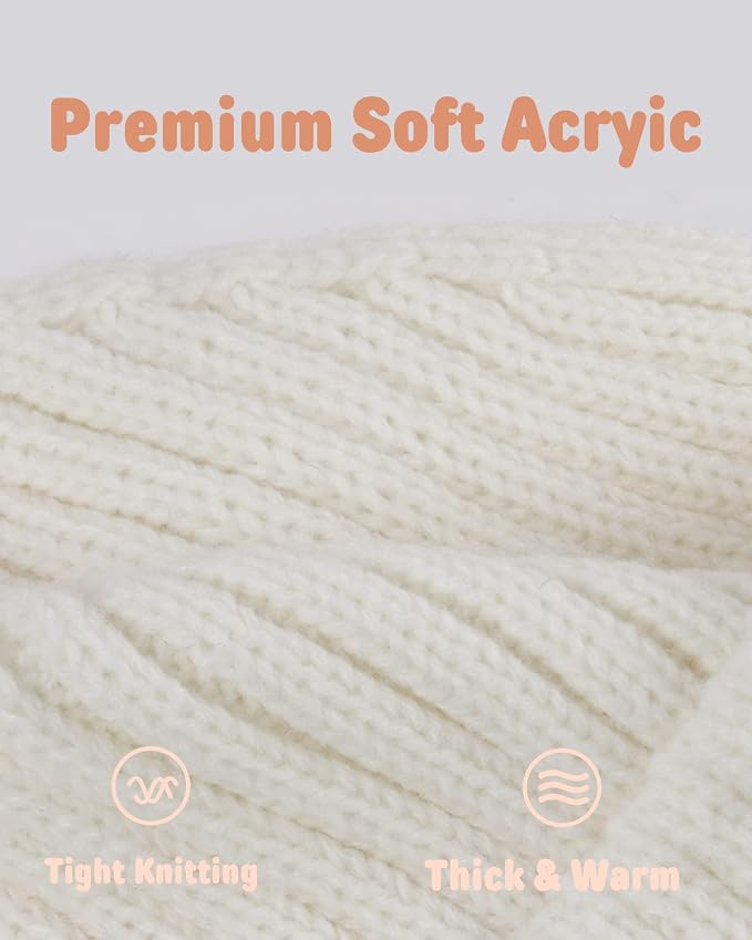 Baby Beanie Fleece Lined Toddler Winter Hat - Image 2
