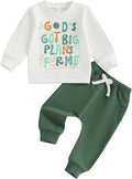 Nyapruwe Toddler Baby Boy Fall Outfit Funny Print Long Sleeve Sweatshirt by Nyapruwe
