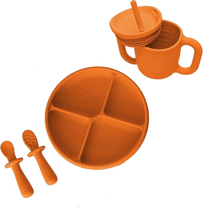 TalkTools ITSY Silicone Baby Plates Set by TalkTools