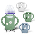 BUSOHA 3 Pack Silicone Sleeves for Lansinoh Glass Bottles by BUSOHA