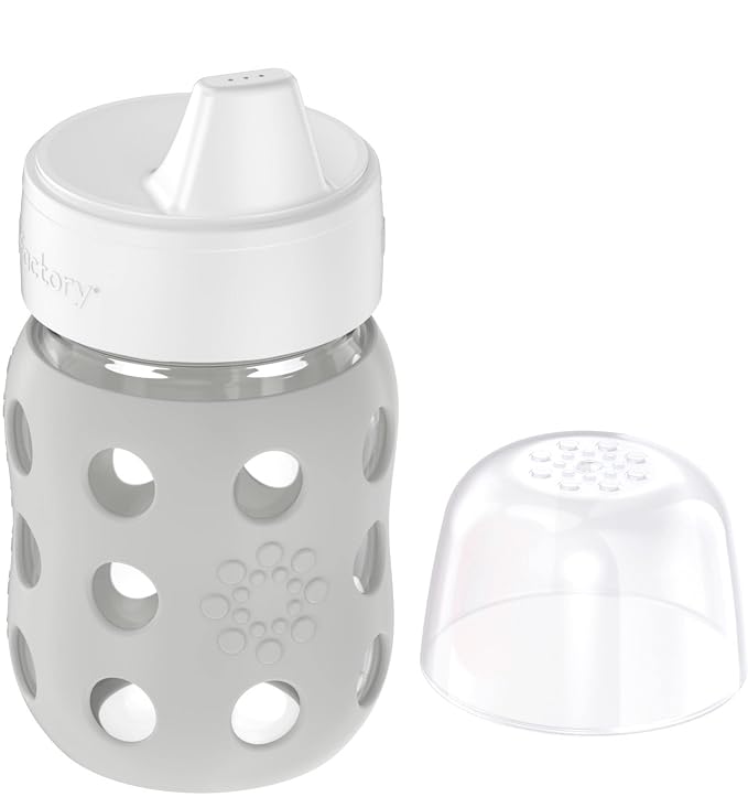 Lifefactory 8-Ounce Wide Neck Glass Baby Bottle - Image 3