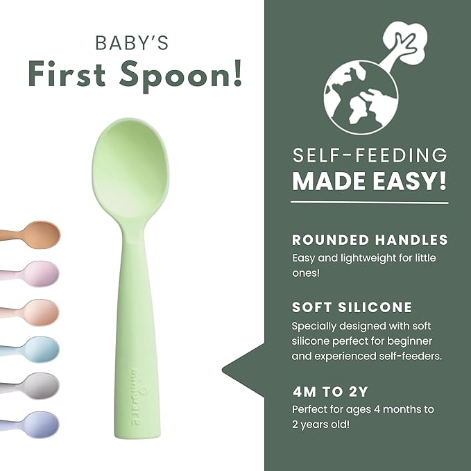 Miniware Silicone Baby Spoon for Training - Image 3