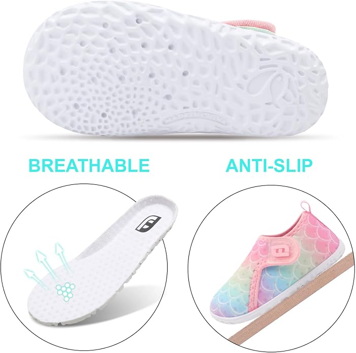 JOINFREE Baby Toddler Water Shoes Boys Girls Sandals Barefoot Kids Breathable - Image 4