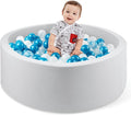Foam Ball Pit for Toddlers, 35.4"x 11.8" Soft Round Ball Pit for Baby Children by CALEPTONG