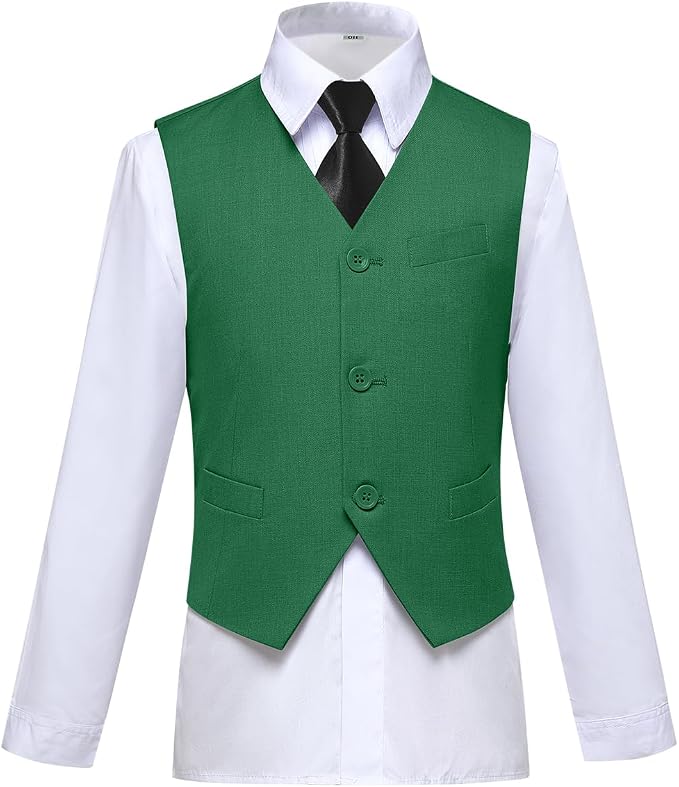 Visaccy Boys Suits Slim Fit Dress Clothes Ring Bearer Outfit - Image 3