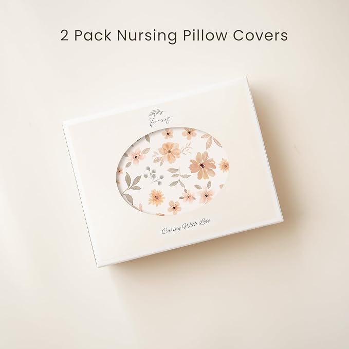 Konssy 2 Pack Nursing Pillow Covers, Soft and Comfortable Nursing Cover - Image 6