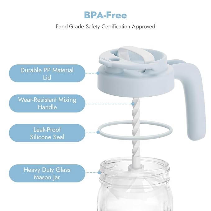 Papablic Glass Breastmilk Pitcher, Formula Mixing Pitcher - Image 7