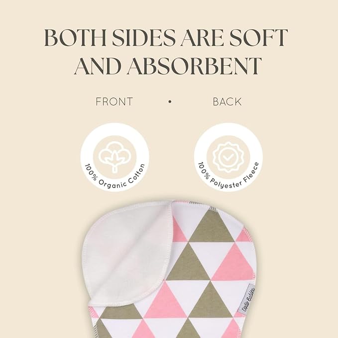 Dodo Babies Burp Cloths for Babies 5-Pack - Image 3