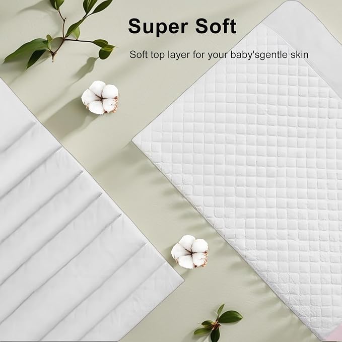 Disposable Changing Pad Liners, Baby Incontinence Diaper UnderPads 18"x 24" - Image 2