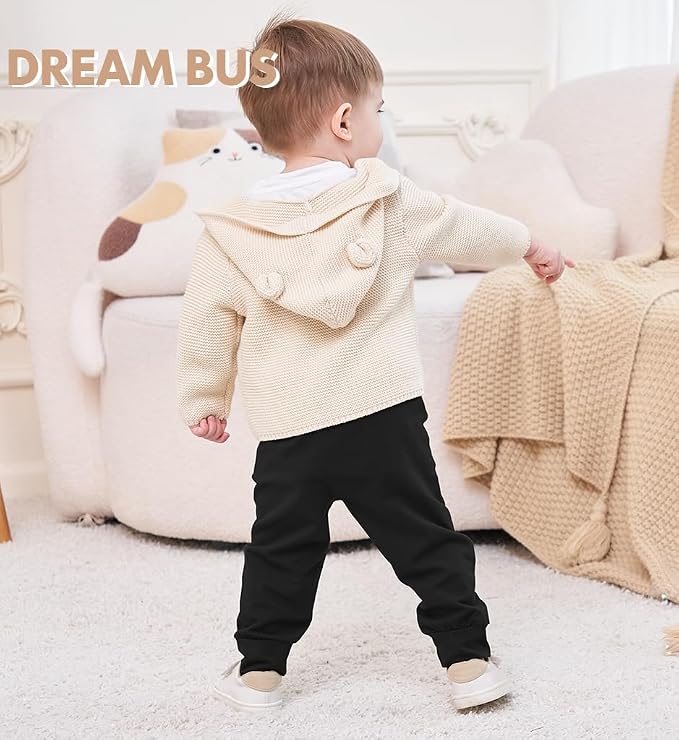 DREAM BUS Pack of 3 Toddler Jogger Pants - Image 3