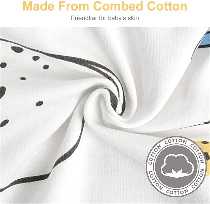 Premium Soft Cotton Baby Swaddle Blankets, Unisex Baby Blanket Wrap - Image 6