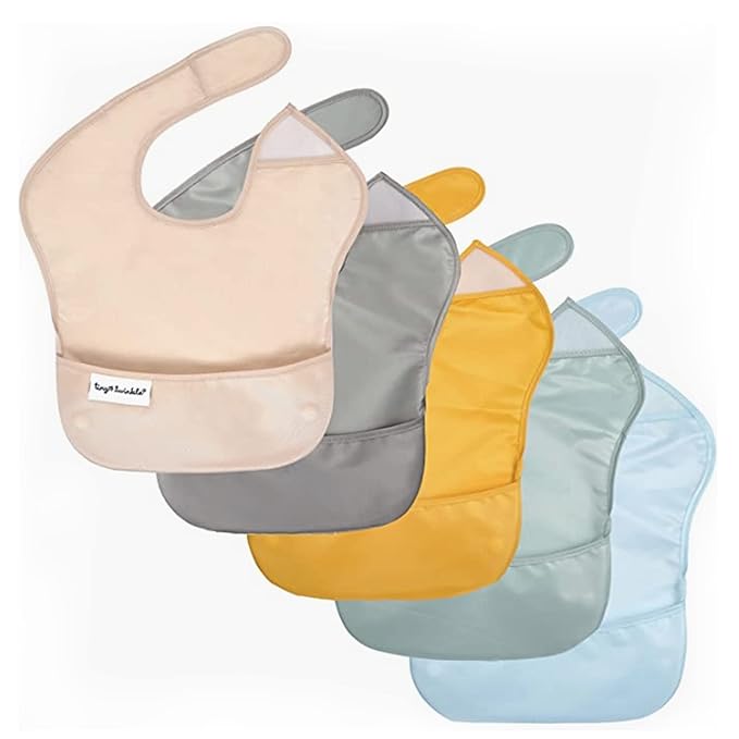 Tiny Twinkle Mess Proof Baby Bibs by TinyTwinkle