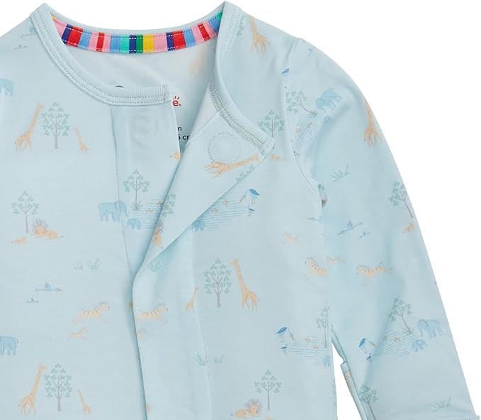 Magnetic Me Boys Modal Magnetic Baby Footie Pajamas | Silky Soft Modal Fabric | - Image 2