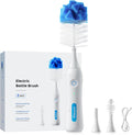 Electric Bottle Brush Cleaner, IPX7 Waterproof Baby Bottle Brush by Klarpul