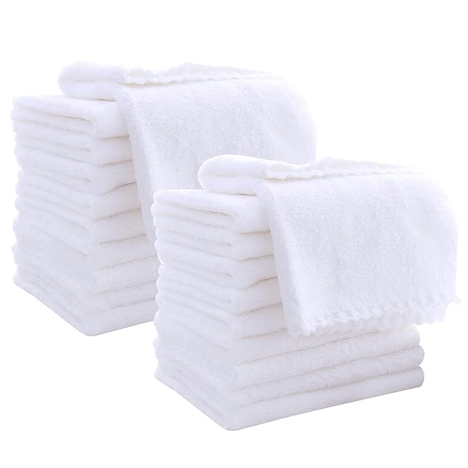 20 Pack Large Burp Cloths for Baby by Spotted+Play