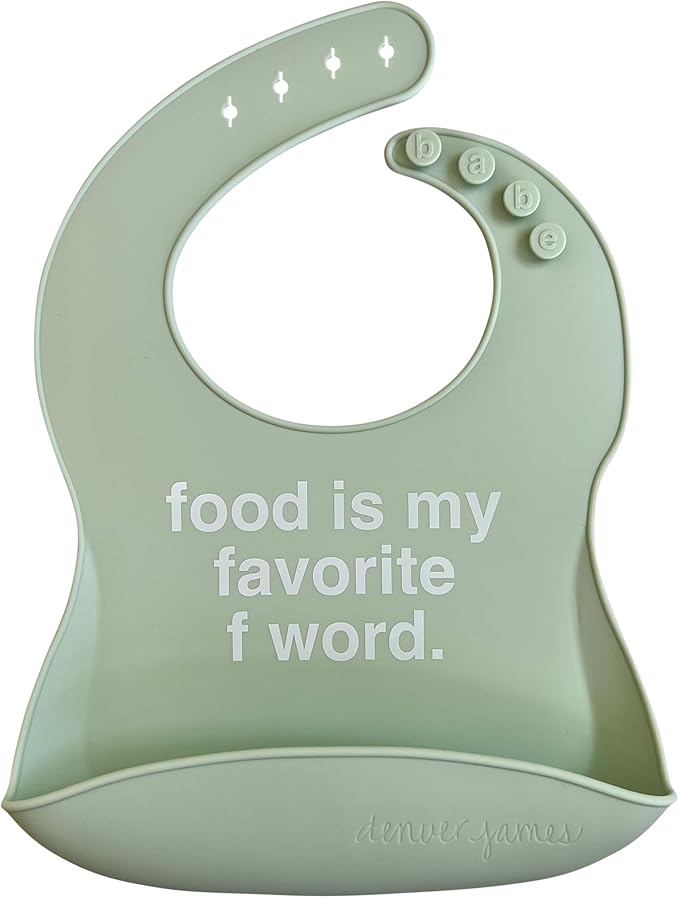 Denver James Silicone Feeding Bibs | Dishwasher Safe. Waterproof. Adjustable. - Image 7