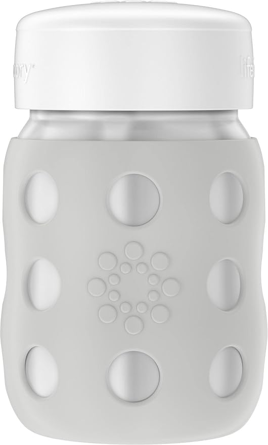 Lifefactory 8-Ounce Stainless-Steel Vacuum-Insulated Wide-Neck Baby Bottle by Lifefactory