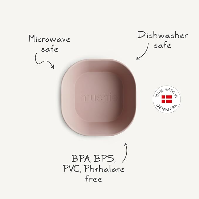 mushie Square Dinnerware Bowls for Kids | Made in Denmark - Image 9