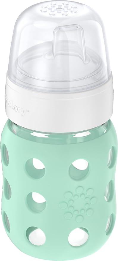 Lifefactory 8-Ounce Wide Neck Glass Baby Bottle - Image 2