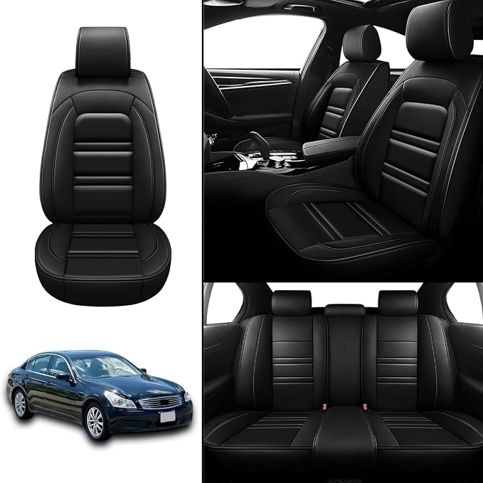 Seat Covers for Infiniti g35 2003-2008 | 5-Seats Leather Seat Covers - Image 2
