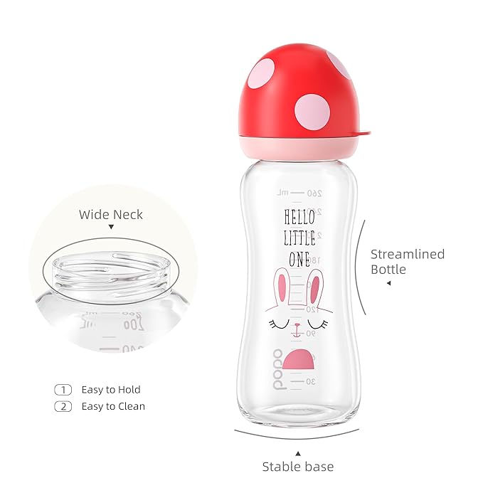 YOHKOH Natural Glass Baby Bottle - Image 3
