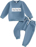 Nyapruwe Toddler Baby Boy Fall Outfit Funny Print Long Sleeve Sweatshirt by Nyapruwe